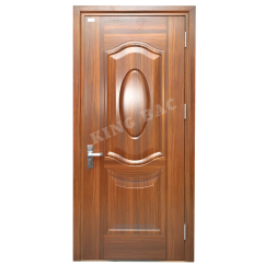 CỬA THÉP VÂN GỖ 1 CÁNH KING BAC 03