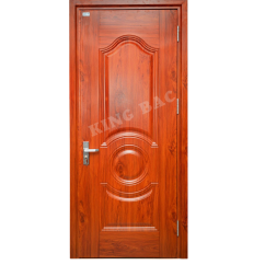 CỬA THÉP VÂN GỖ 1 CÁNH KING BAC 02