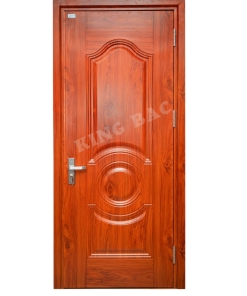 CỬA THÉP VÂN GỖ 1 CÁNH KING BAC 02
