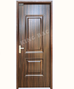 CỬA THÉP VÂN GỖ 1 CÁNH KING BAC 14