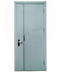 CỬA THÉP VÂN GỖ 1 CÁNH KING BAC 07