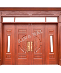 CỬA THÉP VÂN GỖ 4 CÁNH LUXURY KING BAC 03