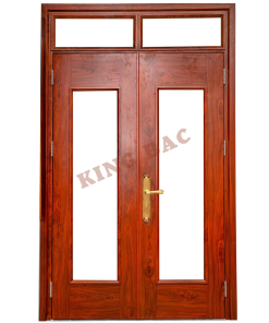 CỬA THÉP VÂN GỖ 2 CÁNH KING BAC 05
