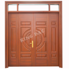 CỬA THÉP VÂN GỖ 4 CÁNH KING BAC 11