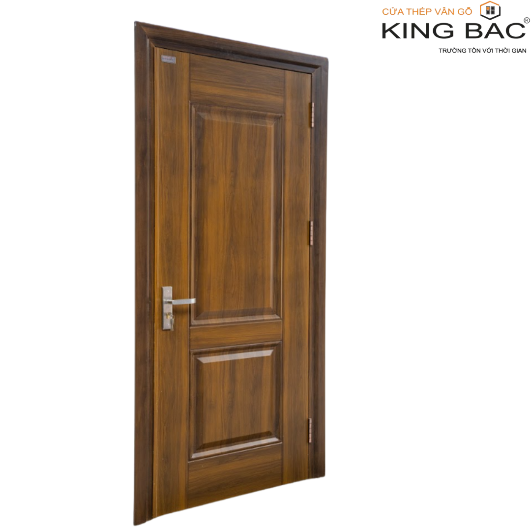 CỬA THÉP VÂN GỖ 1 CÁNH KING BAC 14 - Ảnh 3
