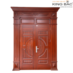 CỬA THÉP VÂN GỖ KING BAC 2 CÁNH 08