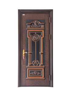 CỬA THÉP VÂN GỖ 1 CÁNH LUXURY 3