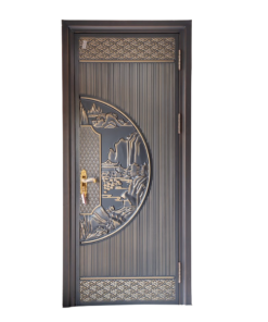 CỬA THÉP VÂN GỖ 1 CÁNH LUXURY 5