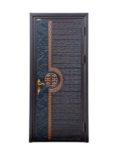 CỬA THÉP VÂN GỖ 1 CÁNH LUXURY 6